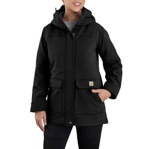 Carhartt Women's Super Dux Relaxed Fit Insulated Traditional Coat in black